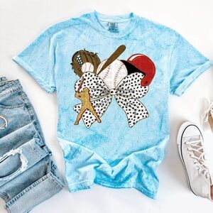 Comfort Colors Sky Blue Sports Tee